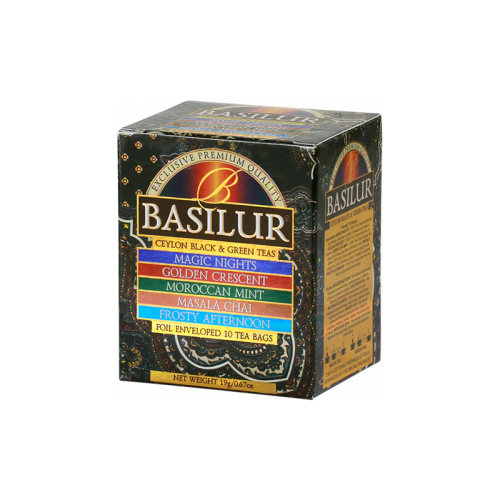 basilur橘子草莓冷泡茶 斯里兰卡进口 果味袋泡红茶包10袋尝鲜