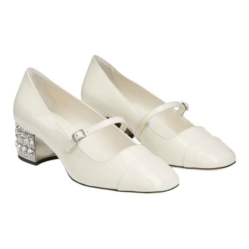 JIMMYCHOO/玛丽珍粗跟高跟鞋