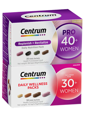 Centrum善存海外女士PRO营养包3040+岁男女复合维生素B族vc旗舰店