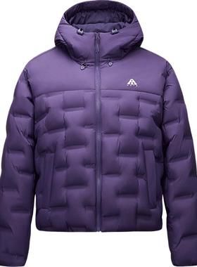 安踏面包羽绒服丨六度芯鹅绒服户外防风外套女士冬季加厚保暖夹克