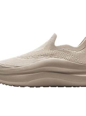 李宁云浪slip on丨休闲鞋女鞋新款潮流一脚蹬轻便百搭跑步运动鞋