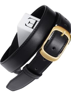 女士皮带细款百搭小众设计风牛仔裤腰带装饰潮2025年新款时尚针扣