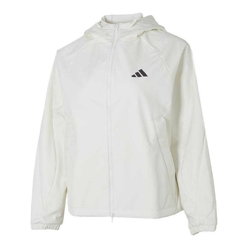 Adidas阿迪达斯女装2025冬季新款MS SOFTSHELL JK 连帽外套KC0055