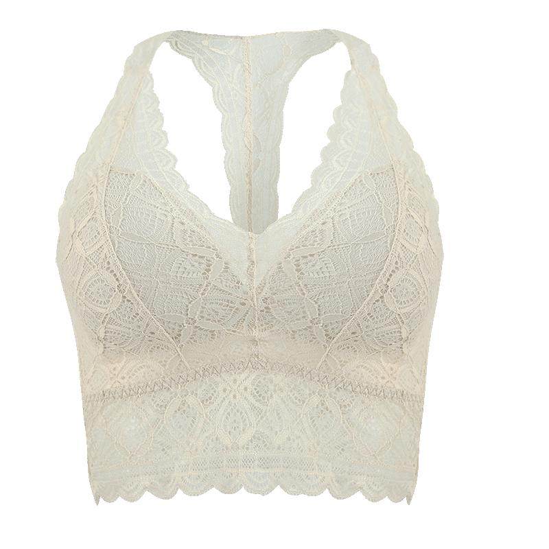 歌瑞尔蕾丝美背内衣2026新款爆款打底吊带可外穿工字背心文胸罩