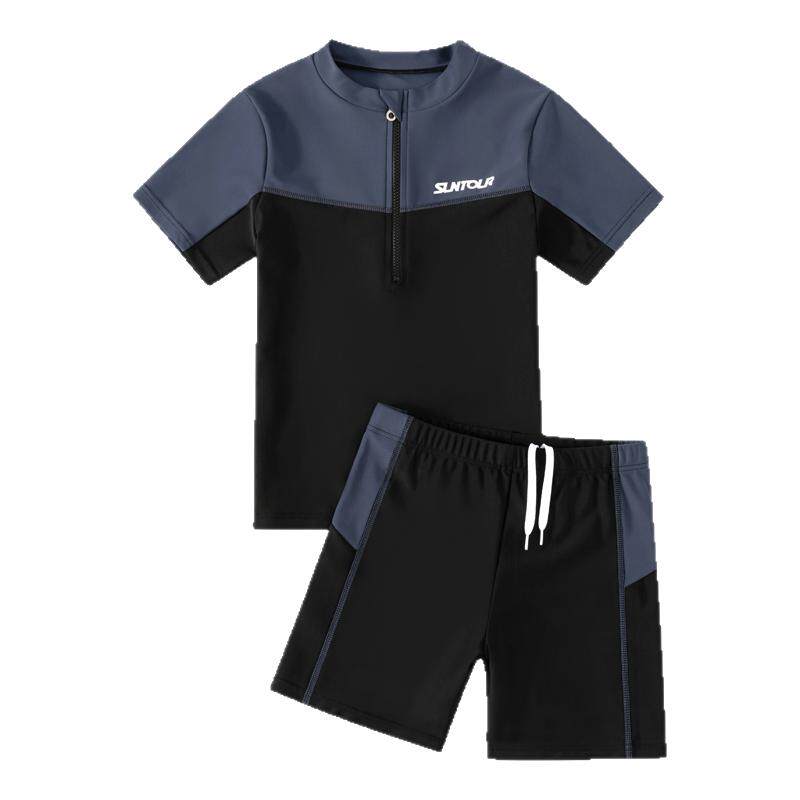 儿童泳衣男童男孩2026新款分体中大童游泳衣青少年防晒速泳裤装备