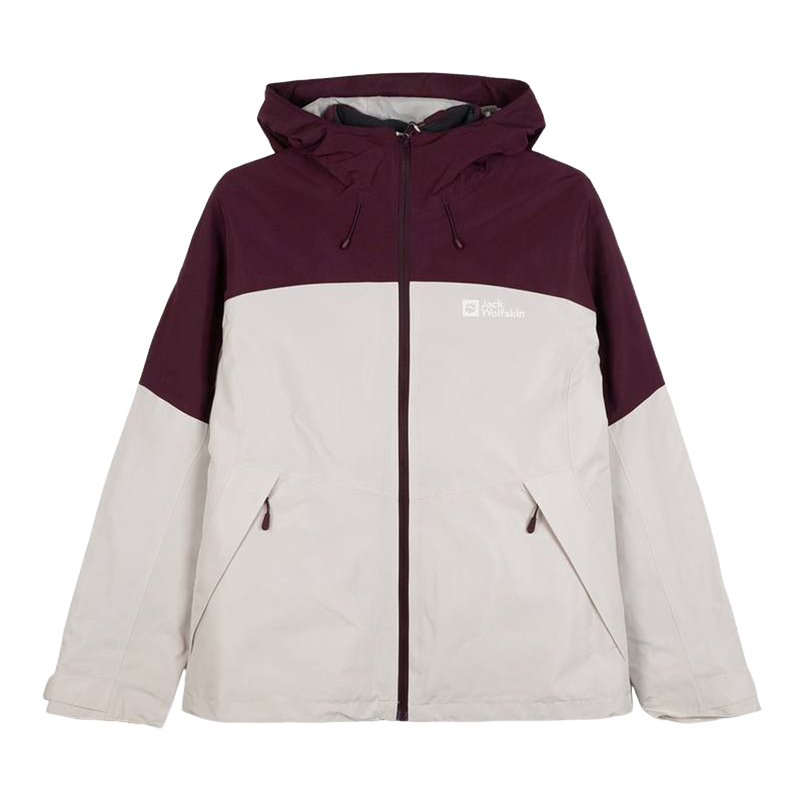 JackWolfskin狼爪25秋冬户外女防风棉内胆三合一冲锋衣A65491