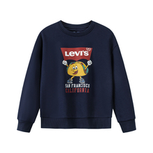 【新年红加绒】李维斯儿童卫衣男童上衣2025冬季新款塔可长袖冬装