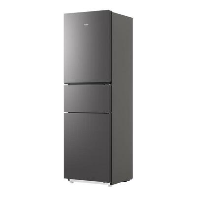 新品海尔冰箱218L三开门小型宿舍租房家用电冰箱速冷一级风冷无霜