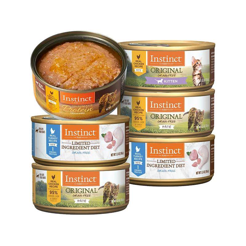 Instinct生鲜本能百利猫罐头主食罐优质鸡肉蛋白成幼猫咪零食湿粮,宠物/宠物食品及用品,猫零食罐,淘宝优惠券,粉丝福利购,淘宝优惠卷