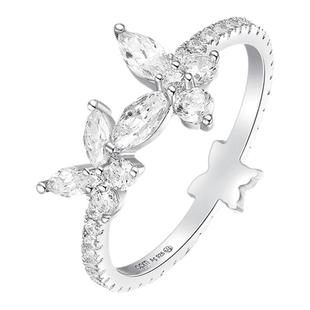 【生日礼物】APM Monaco蝴蝶戒指女925纯银气质设计感小众送女友