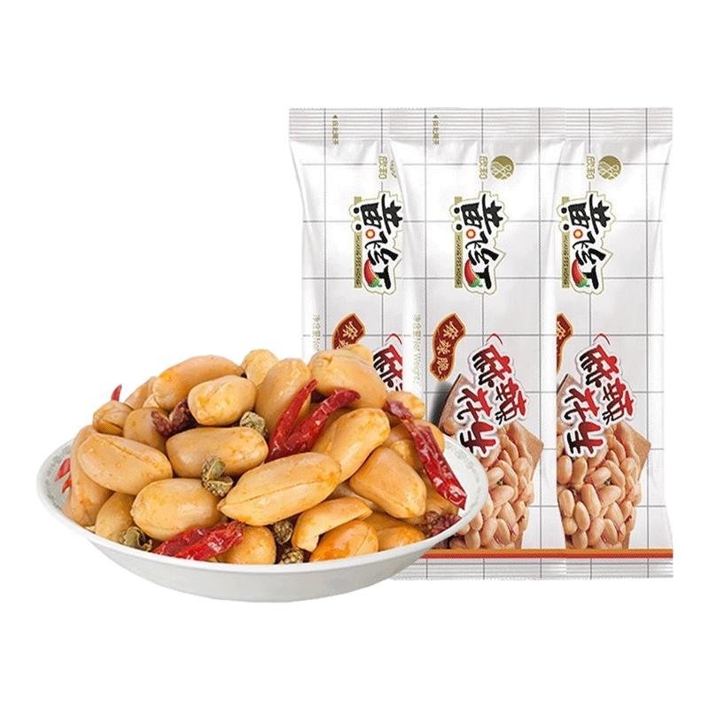 黄飞红麻辣花生香脆坚果下酒菜花椒香辣花生米解馋零食黄飞鸿25g