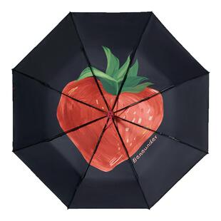 蕉下果趣遮阳包包伞黑胶防紫外线女三折便携折叠晴雨太阳伞防晒伞