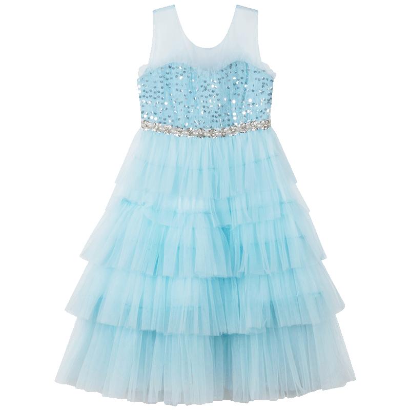 富罗迷连衣裙夏季洋气小女孩