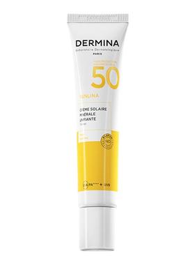dermina欧敏肤舒缓自然防晒霜spf50PA++++专柜正品纯物理防晒隔离