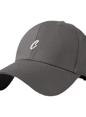 CACUSS帽子女款鸭舌帽显脸小遮阳春夏加深棒球帽男硬顶大头防晒帽