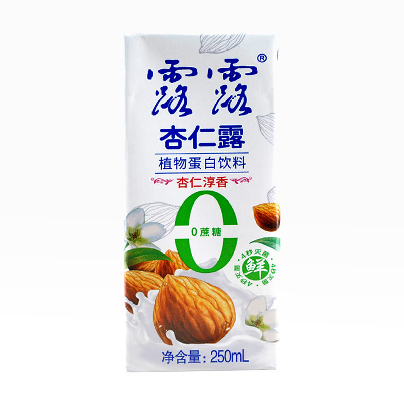 露露无蔗糖杏仁露250mL*12盒装每日早餐健康现磨现灌植物蛋白饮品,咖啡/麦片/冲饮,植物蛋白饮料/植物奶/植物酸奶,淘宝优惠券,粉丝福利购,淘宝优惠卷