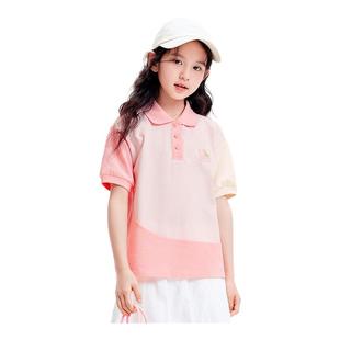 t恤大童polo衫 夏季 巴拉巴拉女童短袖 儿童上衣夏装 潮流 新款 童装