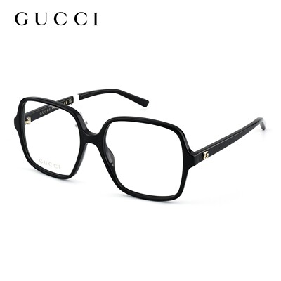 Gucci古驰眼镜框气质黑色素颜框