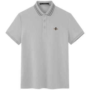 冰氧酷凉感商务休闲保罗衫 太平鸟男装 POLO衫 夏季 男T恤潮 新款