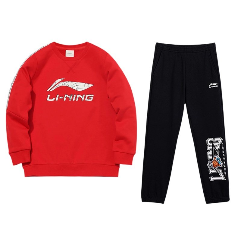 李宁官方旗舰正品童装儿童卫衣裤马年本命年红色衣服裤子新年套装,童装/婴儿装/亲子装,套装,淘宝优惠券,粉丝福利购,淘宝优惠卷