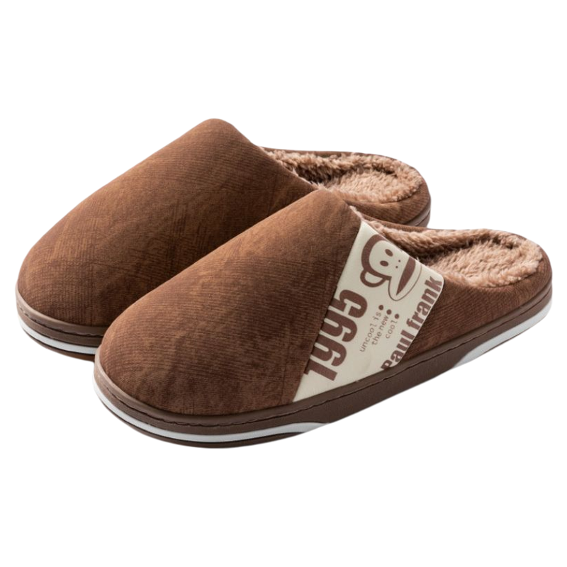 棉拖鞋男士居家防滑厚底