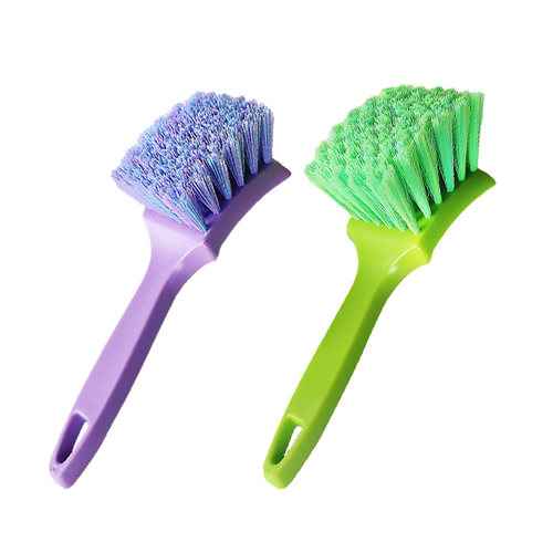 汽车硬毛轮胎刷低阻力不伤轮胎pet轮毂刷清洁刷