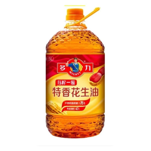 多力压榨一级特香花生油5L*1桶