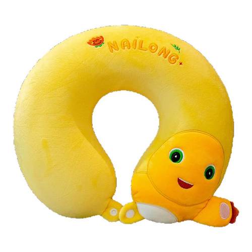 奶龙U型枕旅行颈椎枕可爱护颈枕记忆棉飞机车载睡觉神器学生便携