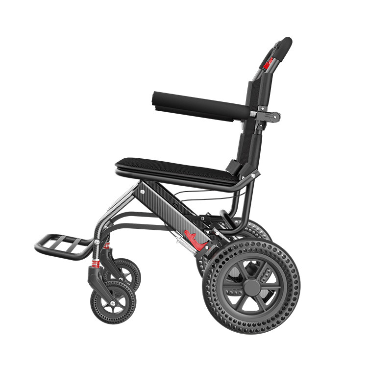 轮椅轻便折叠小型老人专用国家补贴便携式手推旅行人体工学代步车