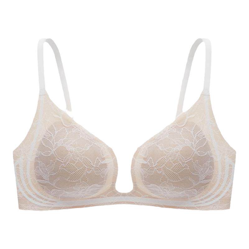 【花海】伊维斯内衣女小胸微聚拢软支撑海豚杯无钢圈胸罩蕾丝文