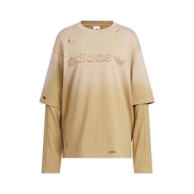 Adidas阿迪达斯三叶草女装2025冬季新款2IN1 TEE LS长袖T恤KS8496,运动服/休闲服装,运动T恤,淘宝优惠券,粉丝福利购,淘宝优惠卷