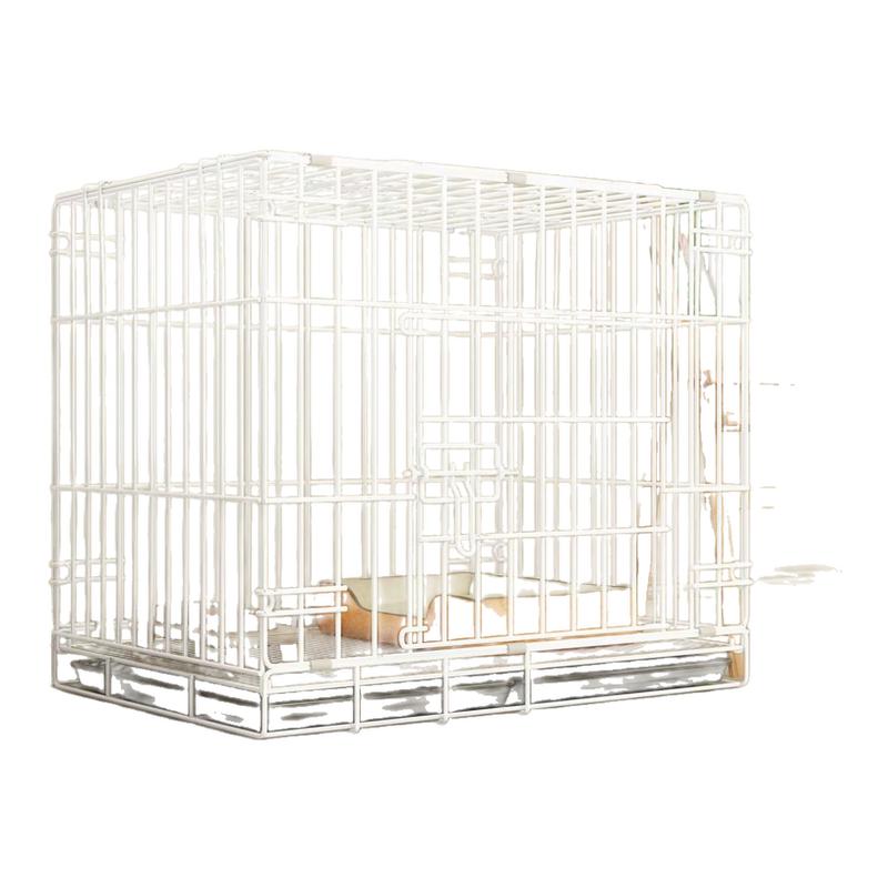 狗笼子加粗加厚加密小型犬室内中型犬折叠带厕所分离泰迪柯基狗窝