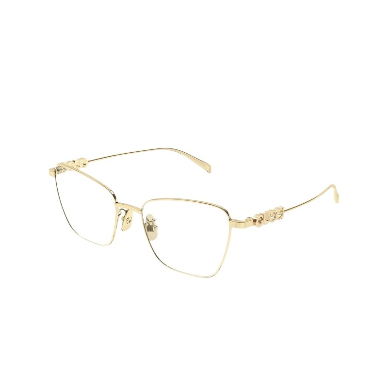 开云眼镜 古驰GUCCI男女同款蝶形金属细框光学近视眼镜框GG1807O