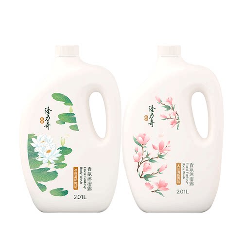 隆力奇沐浴露家庭装大容量4斤正品官方旗舰店品牌男女士成人适用 - 封面