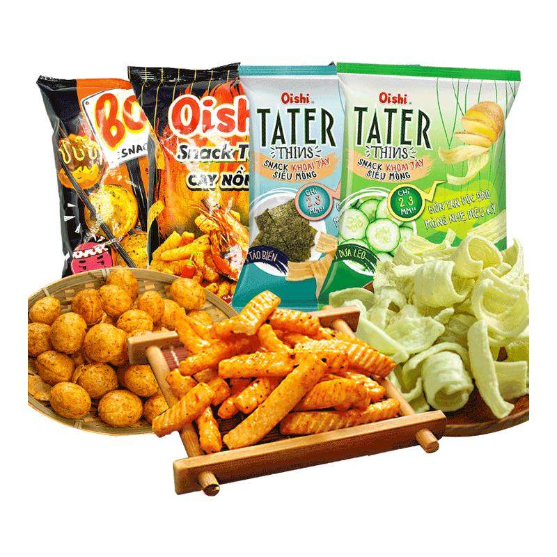 越南进口上好薯脆脆脆球虾条零食