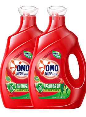 奥妙除菌除螨洗衣液3kg快洗1千克补充装袋装樱花内衣精油香氛400g