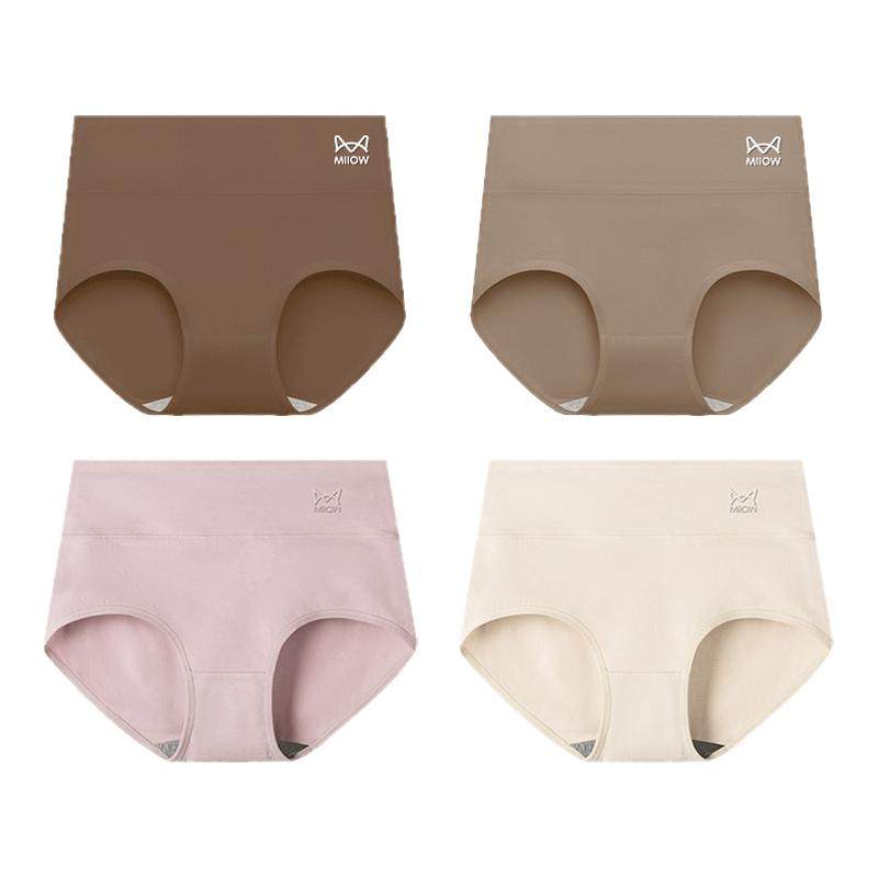 猫人高腰内裤女士纯棉美拉德色2025新款全棉抗菌裆大码收腹三角裤,女士内衣/男士内衣/家居服,女三角裤,淘宝优惠券,粉丝福利购,淘宝优惠卷