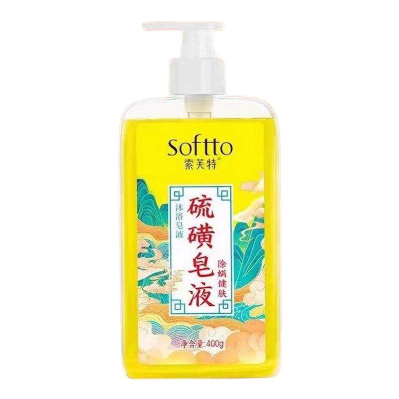 ���ڲ�������ܽ�������ԡ��Һ400g*1 Softto��ܽ����ǳ���Һ�������º������ԡ¶�ྻ��ˬ��ĭϸ�� 16.9Ԫ