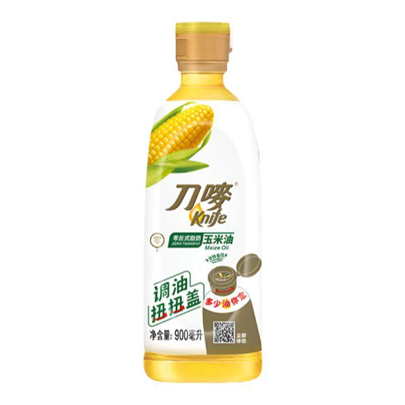 刀唛玉米油食用油宿舍小瓶装0.9L食用非转基因玉米油烘焙家用压榨,粮油调味/速食/干货/烘焙,玉米油,淘宝优惠券,粉丝福利购,淘宝优惠卷
