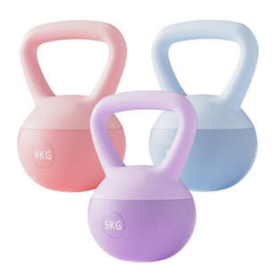 壶铃女士家用健身器材减肥练翘臀神器塑形提壶哑铃6kg软体壶铃