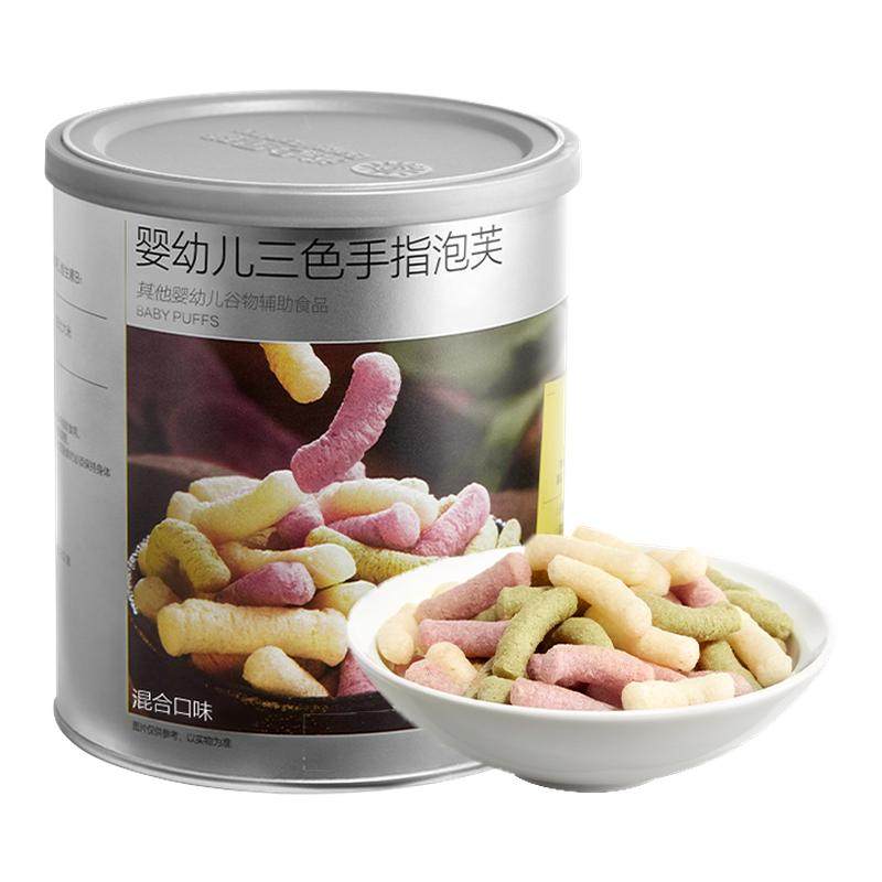 光合星球婴幼儿三色手指泡芙婴儿吃的宝宝零食儿童无添加食盐6月+,婴童食品,泡芙,淘宝优惠券,粉丝福利购,淘宝优惠卷
