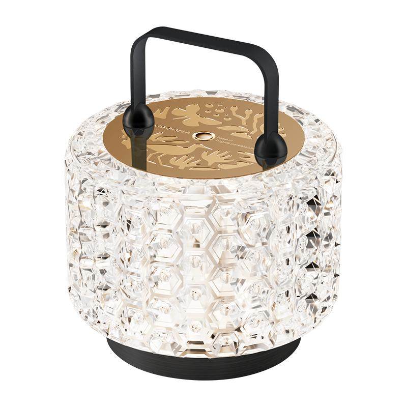 奥斯哥纳水晶钻感轻奢充电装饰台灯床头氛围感乔迁送女生礼物莫奈