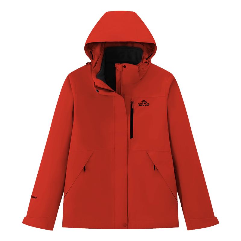 【成毅同款】伯希和山野冲锋衣男2025新款防风三合一户外登山服女