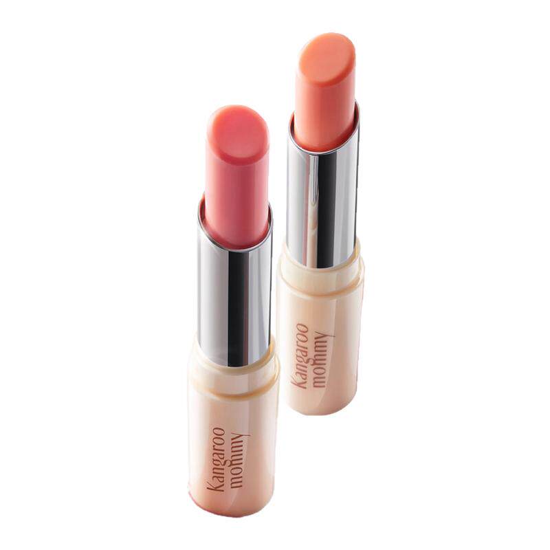 袋鼠妈妈准孕妇孕妈可用淡彩变色口红滋润唇膏保湿专用彩妆化妆品