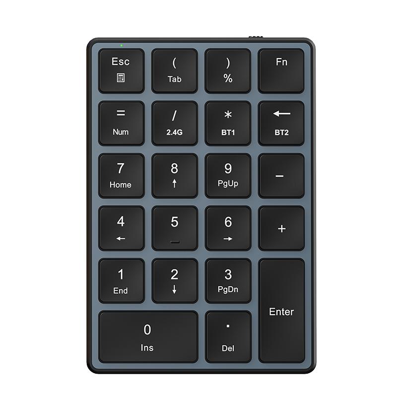 无线数字键盘小键盘双模充电蓝牙静音电脑笔记本外接通用密码键盘