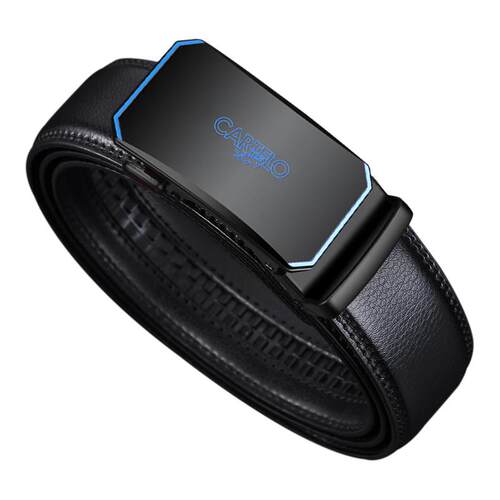 卡帝乐鳄鱼皮带男士真皮自动扣腰带年轻人商务纯牛皮裤腰带潮流