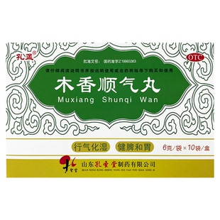 孔孟 木香顺气丸 6g*10袋 行气化湿 健脾和胃