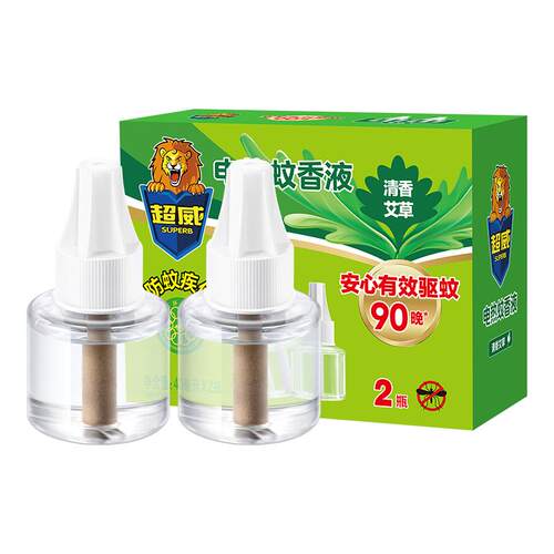 艾草香超威电热蚊香液套装