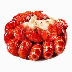 特大龙虾尾鲜活冷冻小龙虾新鲜无冰衣虾尾特级虾球鲜冻批发可商用