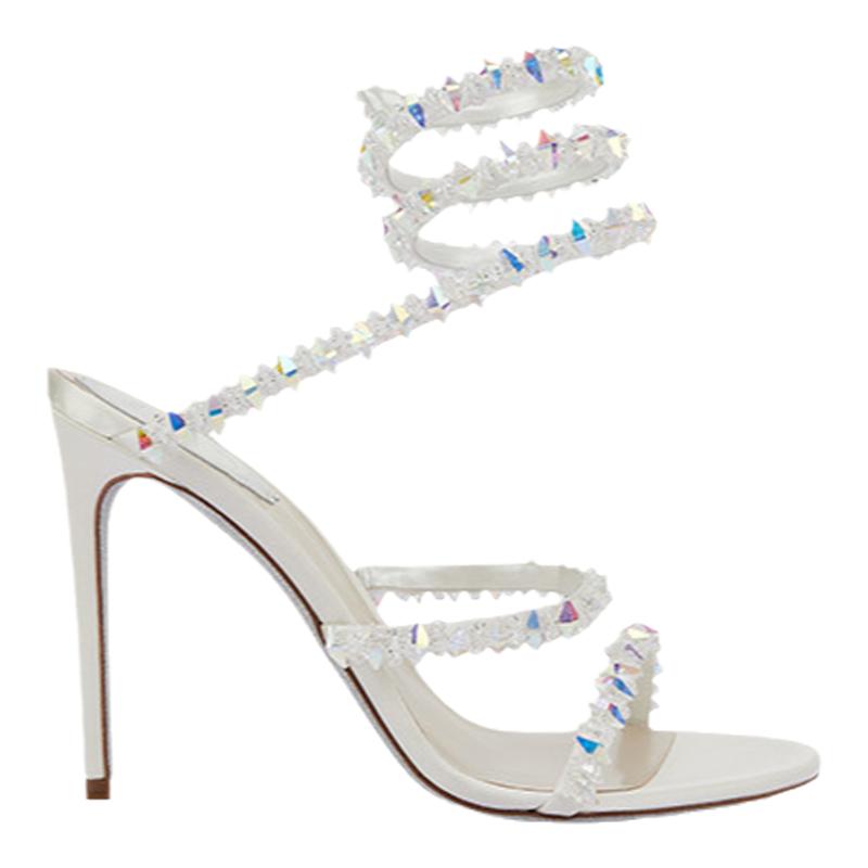 RENECAOVILLA水钻高跟鞋